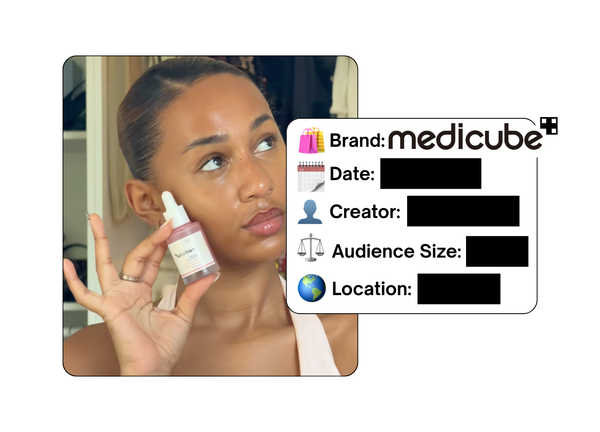 Spotted: Medicube in a new paid collab