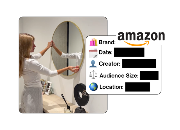 Spotted: Amazon in a new paid collab