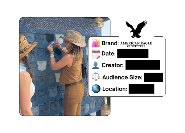 Spotted: American Eagle in a new paid collab