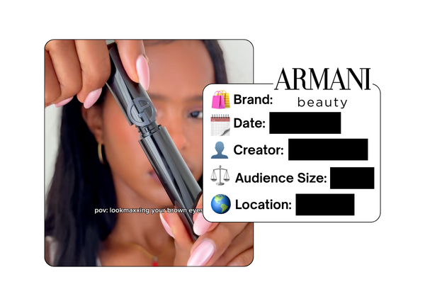 Spotted: Armani Beauty in a new paid collab