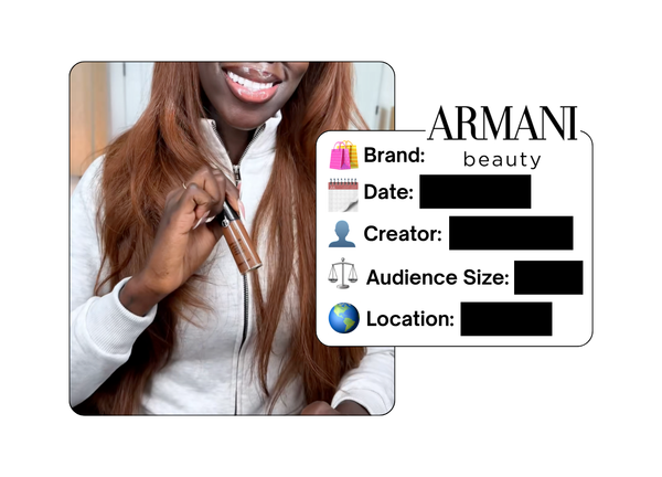 Spotted: Armani Beauty in a new paid collab