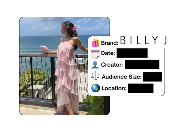 Spotted: BILLY J in a new paid collab