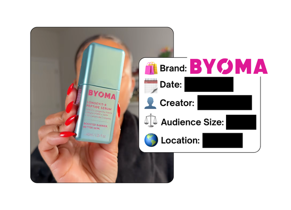 Spotted: BYOMA in a new paid collab