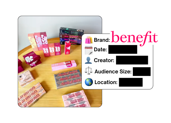 Spotted: Benefit Cosmetics in a new paid collab