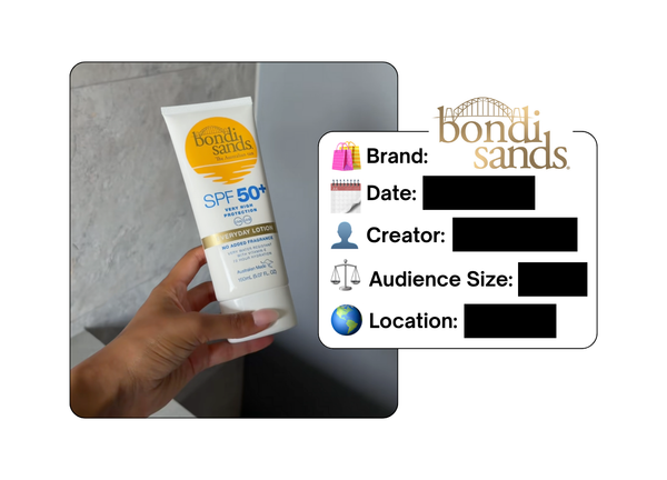 Spotted: Bondi Sands in a new paid collab