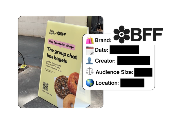 Spotted: Bumble BFF in a new paid collab