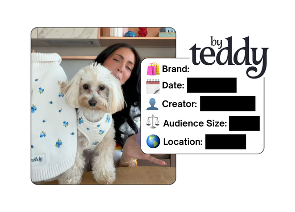 Spotted: By Teddy in a new paid collab