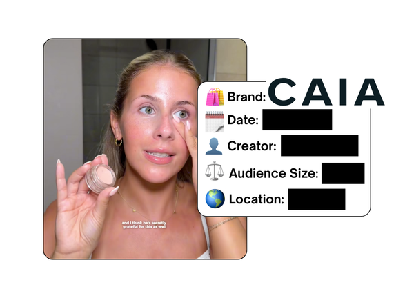 Spotted: CAIA Cosmetics in a new paid collab