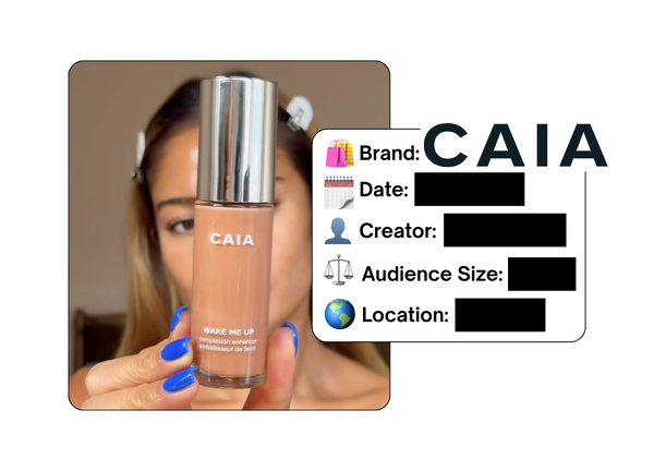 Spotted: CAIA Cosmetics in a new paid collab