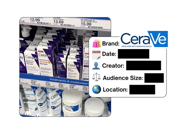 Spotted: CeraVe in a new paid collab