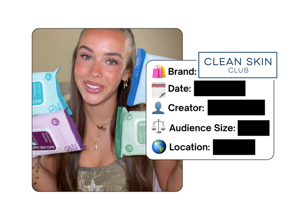 Spotted: Clean Skin Club in a new paid collab