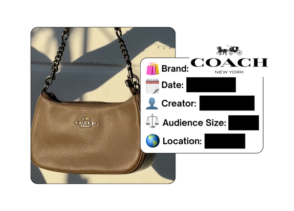 Spotted: Coach in a new paid collab