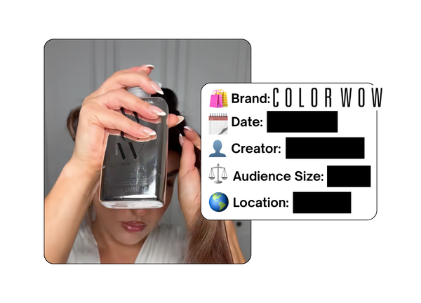 Spotted: Color Wow in a new paid collab