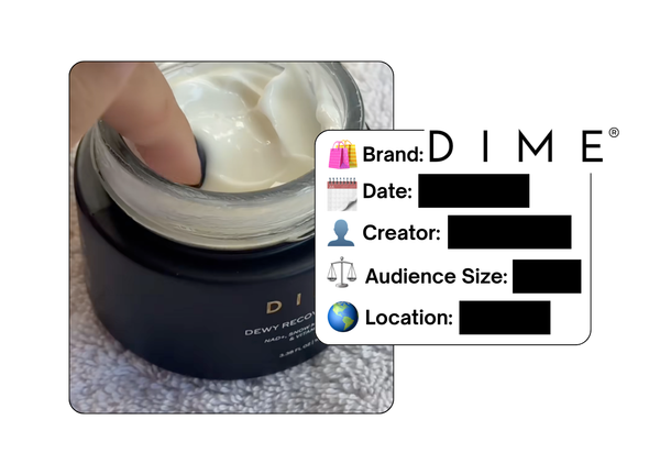Spotted: DIME Beauty in a new paid collab