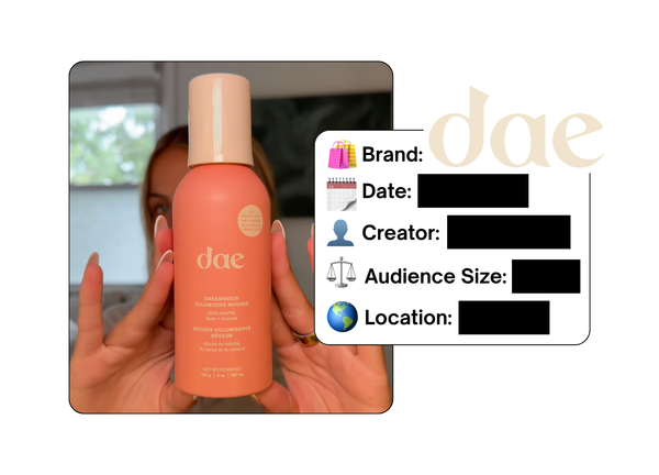 Spotted: Dae Hair in a new paid collab
