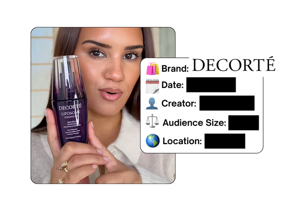 Spotted: Decorté in a new paid collab
