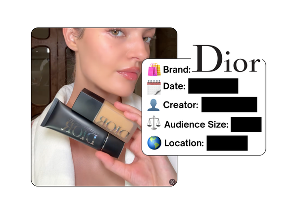 Spotted: Dior Beauty in a new paid collab