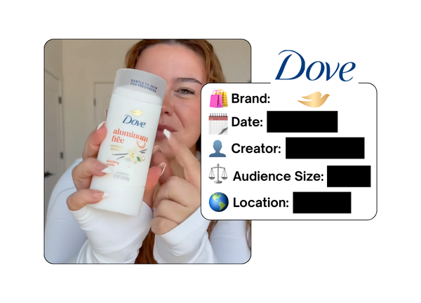 Spotted: Dove in a new paid collab