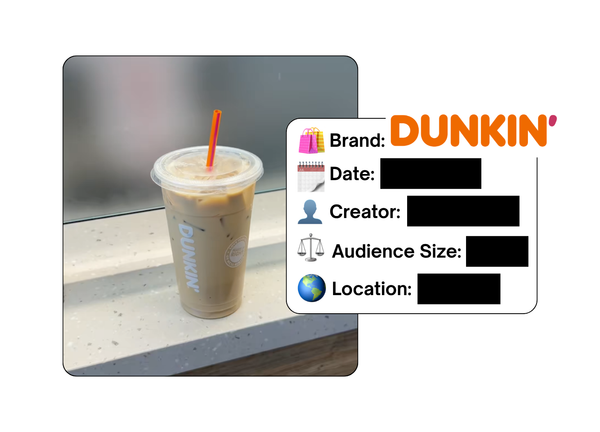 Spotted: Dunkin’ in a new paid collab