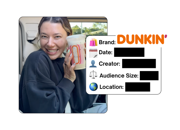 Spotted: Dunkin’ in a new paid collab