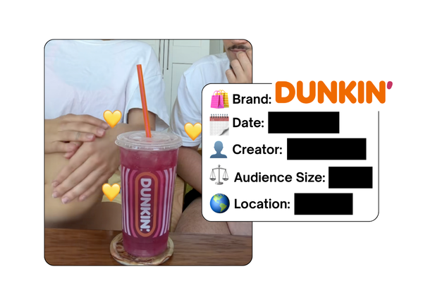 Spotted: Dunkin’ in a new paid collab