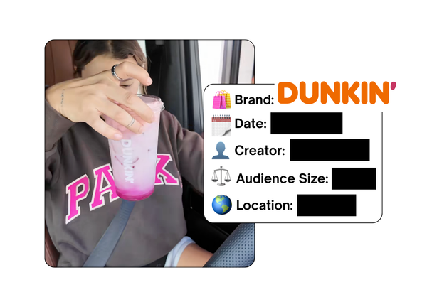 Spotted: Dunkin’ in a new paid collab