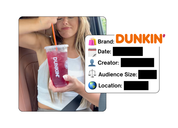 Spotted: Dunkin’ in a new paid collab