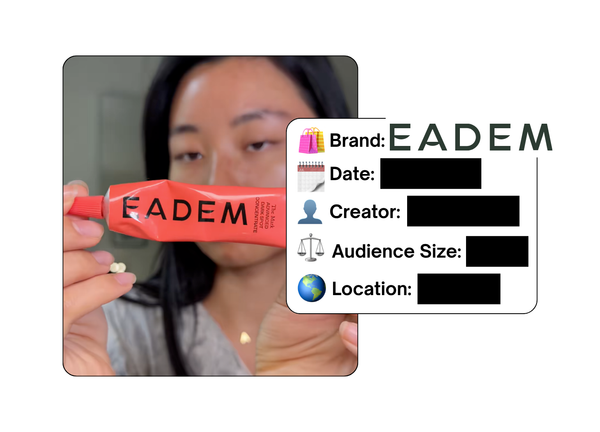 Spotted: EADEM in a new paid collab