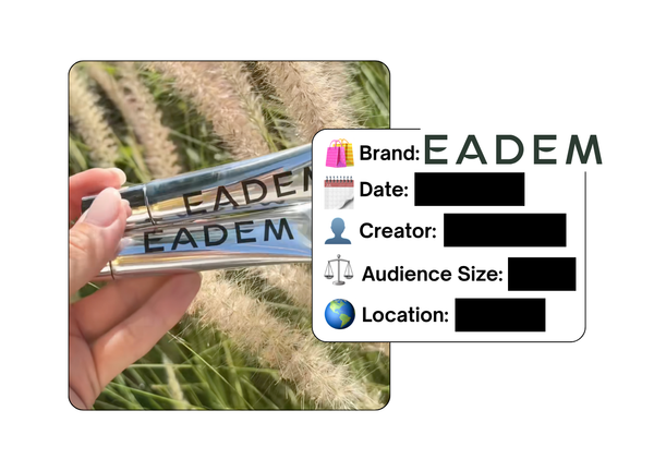 Spotted: EADEM in a new paid collab