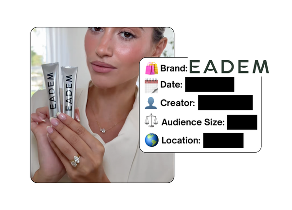 Spotted: EADEM in a new paid collab