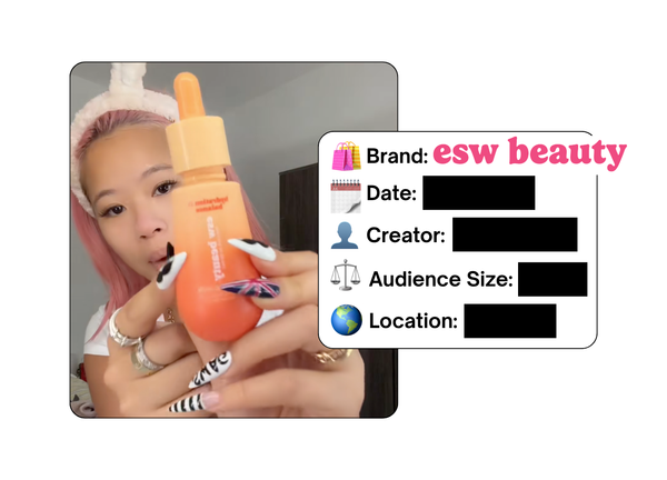 Spotted: ESW Beauty in a new paid collab