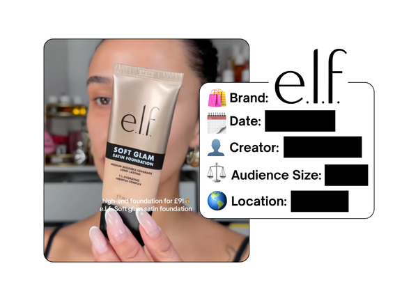 Spotted: Elf Cosmetics in a new paid collab