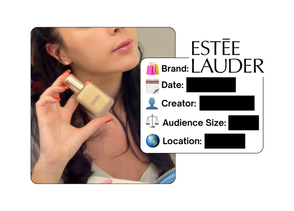 Spotted: Estée Lauder in a new paid collab