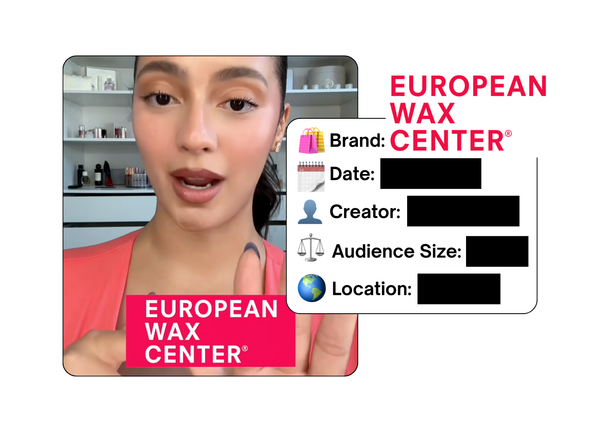 Spotted: European Wax Center in a new paid collab