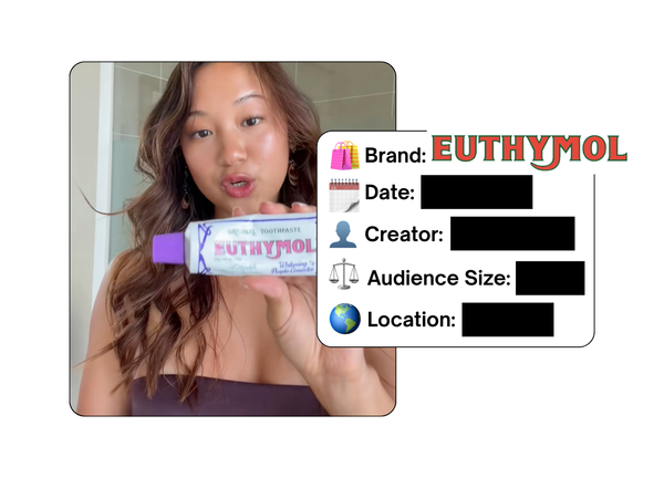 Spotted: Euthymol in a new paid collab