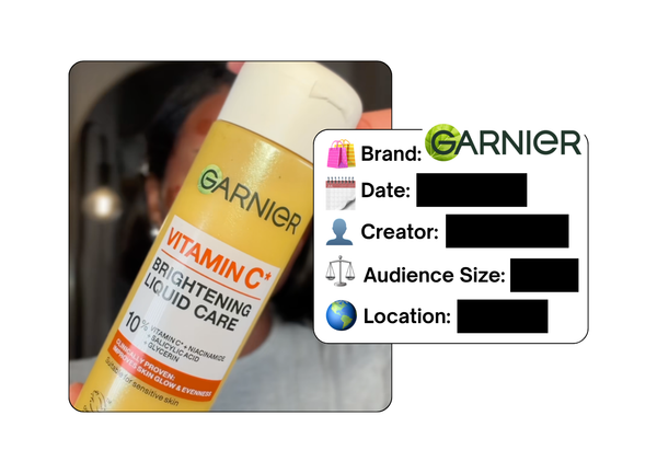 Spotted: Garnier x L'Oreal in a new paid collab