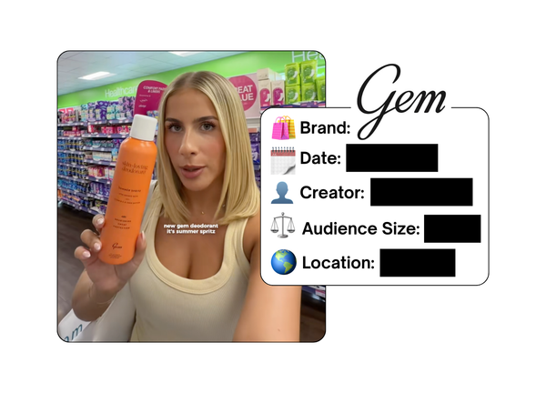 Spotted: Gem in a new paid collab