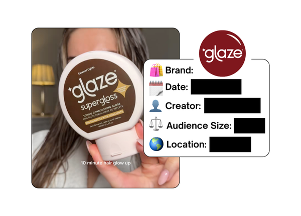 Spotted: Glaze Hair in a new paid collab