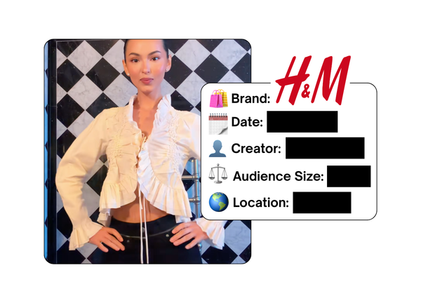 Spotted: H&M in a new paid collab