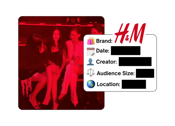 Spotted: H&M in a new paid collab
