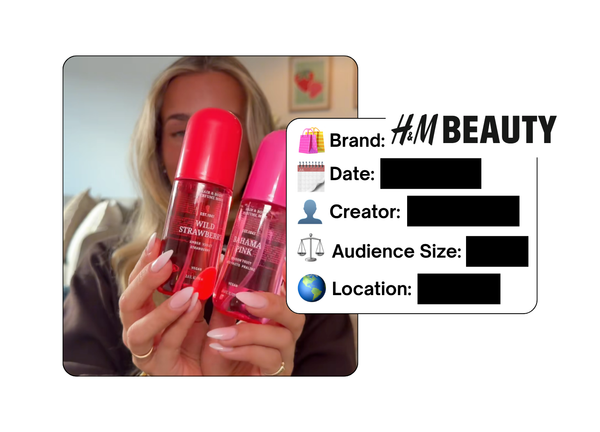 Spotted: H&M Beauty in a new paid collab
