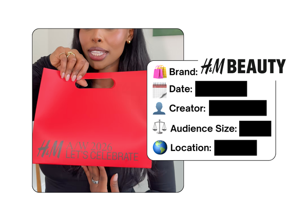 Spotted: H&M Beauty in a new paid collab