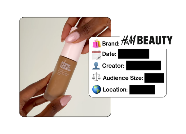Spotted: H&M Beauty in a new paid collab