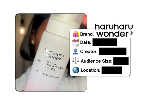Spotted: Haruharu Wonder in a new paid collab