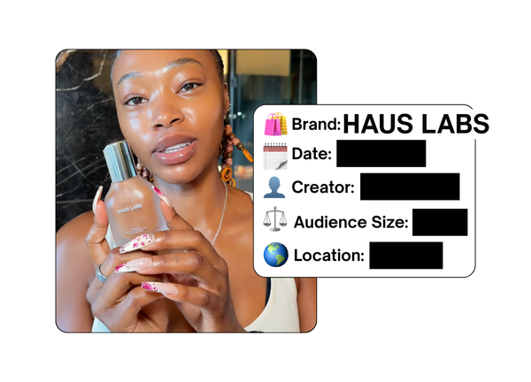 Spotted: Haus Labs in a new paid collab