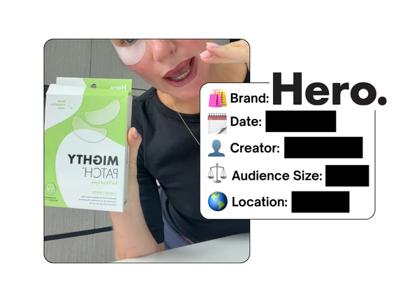 Spotted: Hero Cosmetics in a new paid collab
