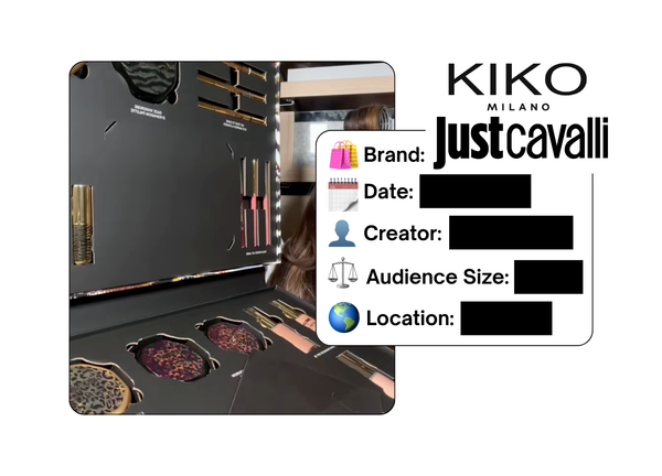 Spotted: KIKO x Just Cavalli in a new paid collab