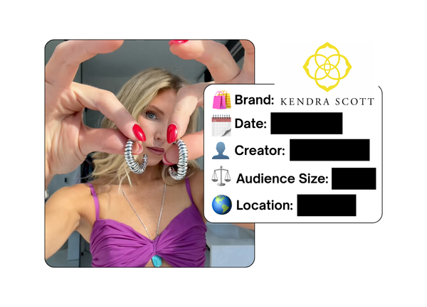 Spotted: Kendra Scott in a new paid collab