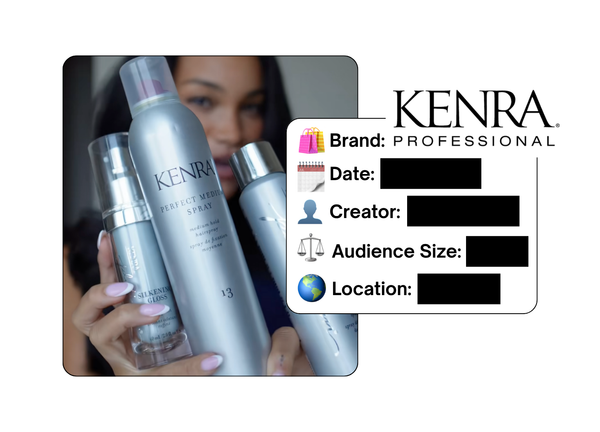 Spotted: Kenra Professional in a new paid collab
