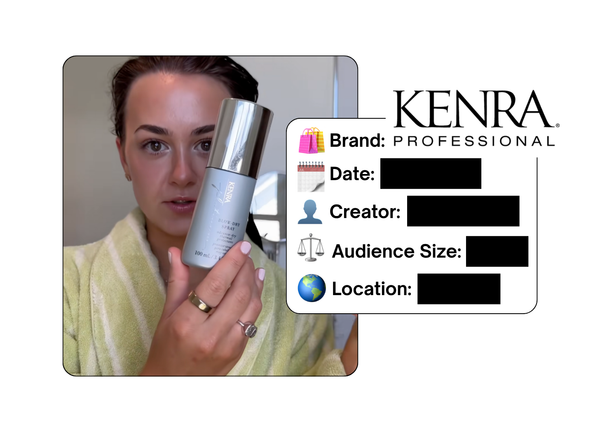 Spotted: Kenra Professional in a new paid collab